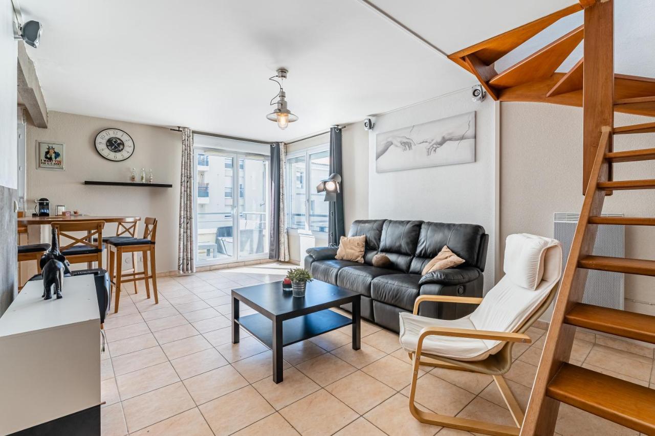 La Joliette; Duplex 2 Chambres, Parking Inclus+ Terrasse+ Ascenseur Марсель Екстер'єр фото